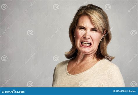 Angry Woman Stock Photo Image Of Feeling Irate Crazy 89348320