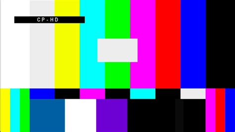 Tv Test Pattern Color Bars Youtube
