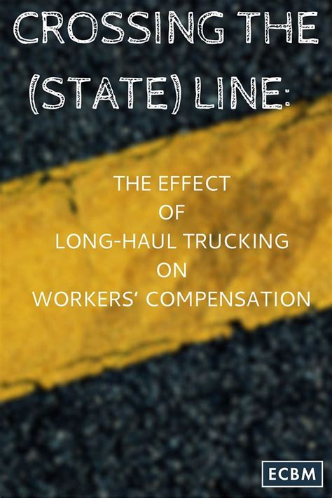 In the united states, ecbm.com is ranked 860,186, with an estimated 1,292 monthly visitors a month. Crossing The (State) Line: The Effect Of Long-Haul Trucking On Workers' Compensation ...