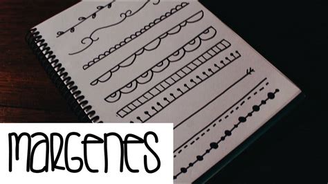 Margenes Decorativos Con Marcador Para Cuadernos Imagen De Margenes
