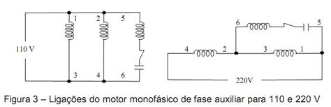 Como Fazer A Ligação 110v220v De Um Motor Monofásico De 6 Fios
