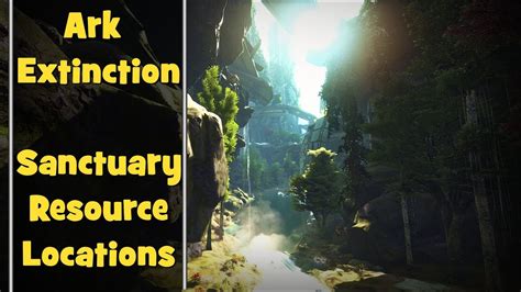 Ark Extinction Early Game Sanctuary Resource Locations Metal