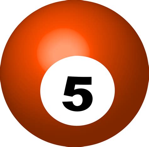 Pool Ball Number 5 Sphere Free Vector Graphic On Pixabay Pixabay