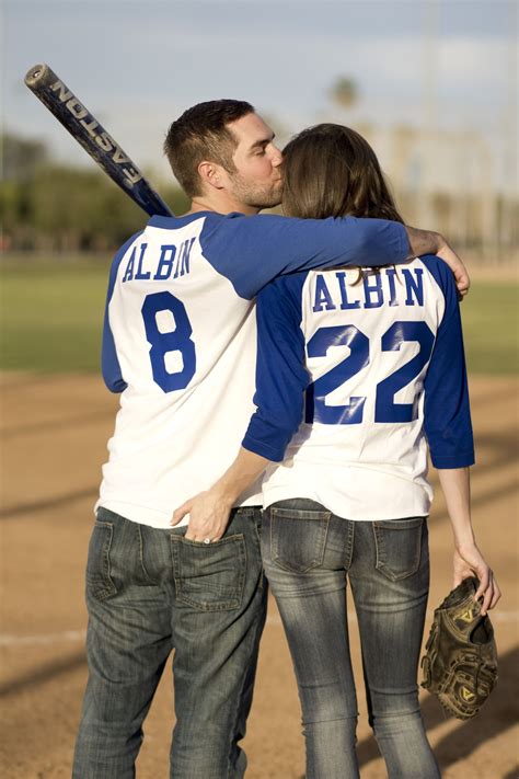 C&D7 | Baseball engagement photos, Wedding engagement pictures