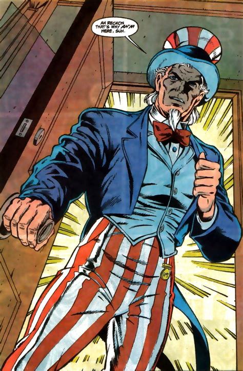 Uncle Sam Comic Book Superheroes Superhero Uncle Sam