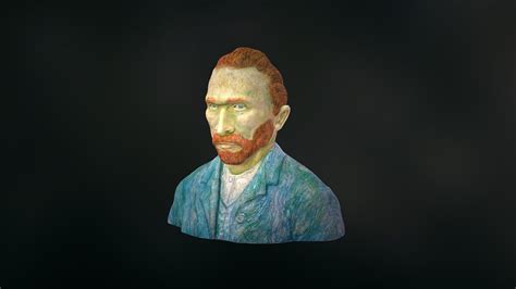 Vincent Van Gogh Painterly Character Bust 3d Model By Chocofries