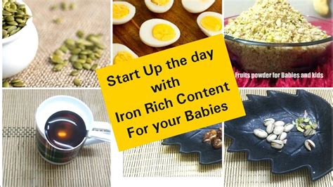 6 month baby food chart; Toddler Care Series | Start up the Day with High Iron Food ...