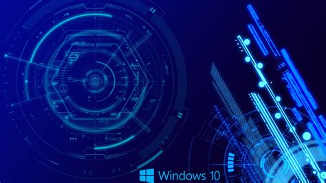 07 Of 10 Abstract Windows 10 Background And Logo With Blue Grunge Hd