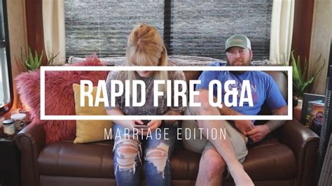 Rapid Fire Questions Marriage Edition Youtube