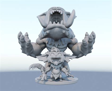 Gnar League Of Legends 3d Print Model By Rinart