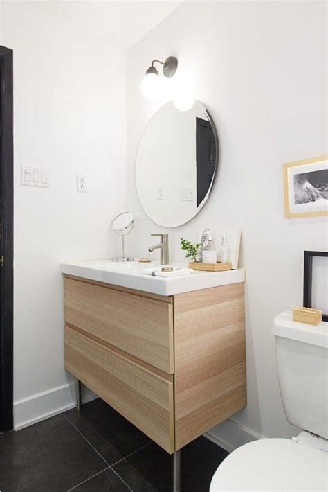 Ikea bathroom vanity gets a luxurious live edge upgrade. 50 Stunning Floating Bathroom Vanities IKEA Ideas ...