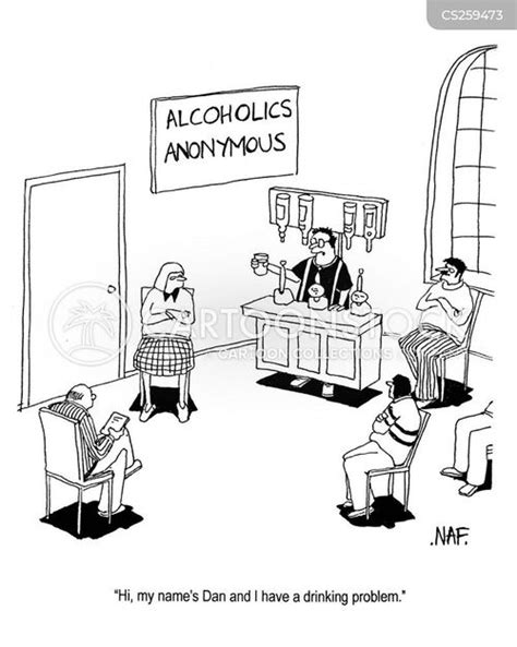 Alcoholics Anonymous Cartoons And Comics Funny Pictures From Cartoonstock