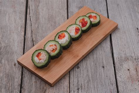 Refreshing Cucumber Sushi Healthy Kids