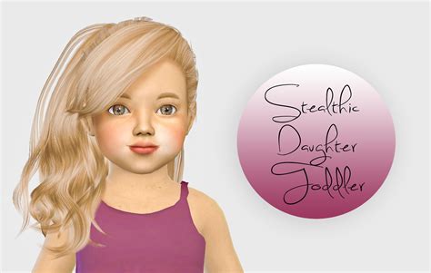 Simiracle Stealthic S Daughter Hair Retextured Toddler Version