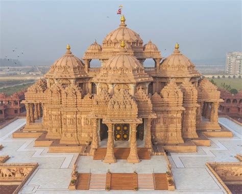 Akshardham Temple In Delhi Indian Temple Architecture India