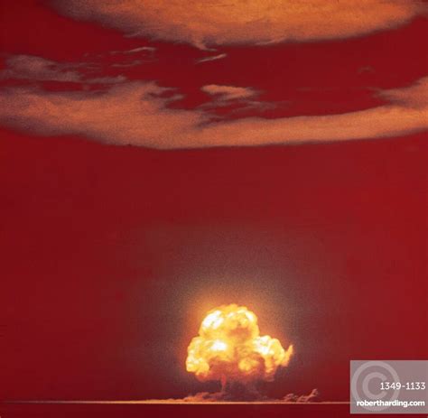 Trinity Test Worlds First Nuclear Stock Photo