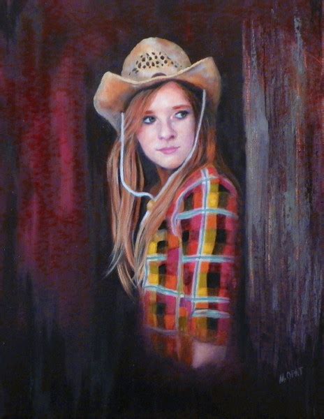 Portrait Artists International Portrait Of A Cowgirl Portrait In Oil
