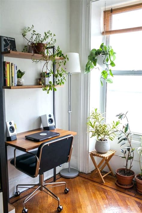 Work Desks For Home Office Small Desk Near A Bright Window