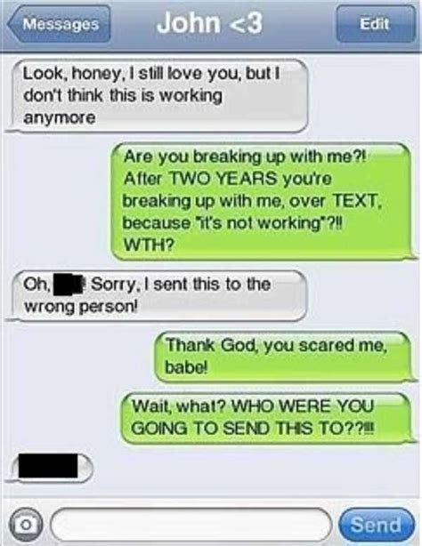 25 brutal yet funny break up texts