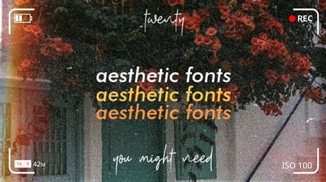 20 Aesthetic Fonts You Might Need My Most Used And Recommended Fonts