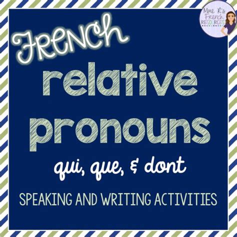 The French Reflexive Pronouns Are Written In Blue And Green Striped Paper