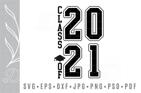 Class Of 2021 Graduation College Svg Graphic By Doodeebox · Creative