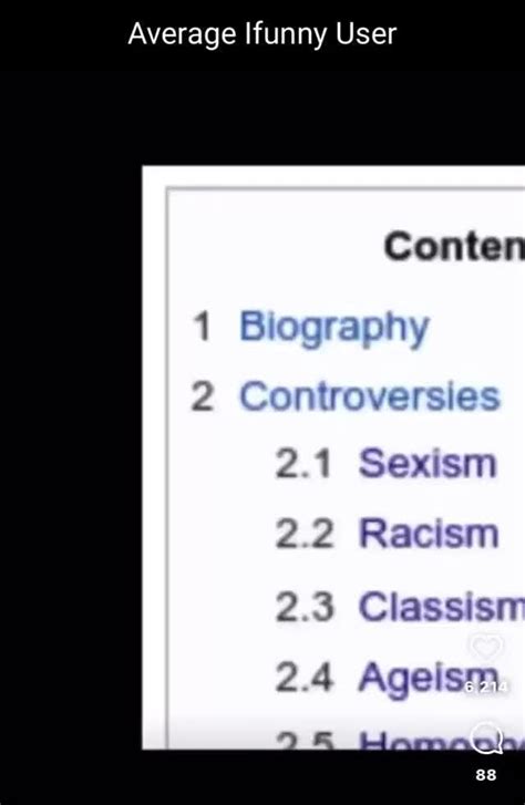 Average Ifunny User Conten Biography Controversies Sexism