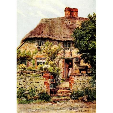 The Cottages And The Village Life Of Rural England 1912 Cottage Door