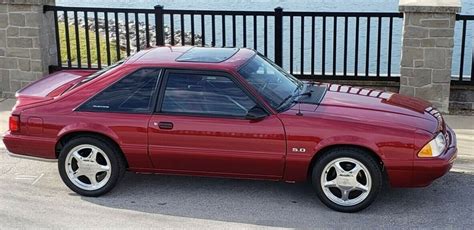 1993 Ford Mustang 50 Lx Hatchback 5 Speed Electric Red 52k Miles For