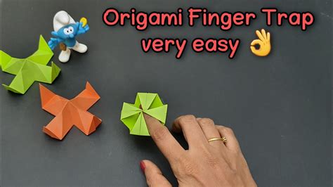 Diy Origami Finger Trap Easyeasy Paper Crafts Without Gluefidget Toy