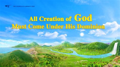 All Creation Must Come Under Gods Dominion Gospel Of The Descent Of