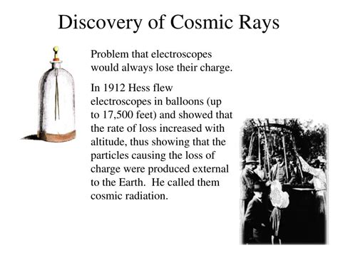 Ppt Cosmic Rays Powerpoint Presentation Free Download Id677228