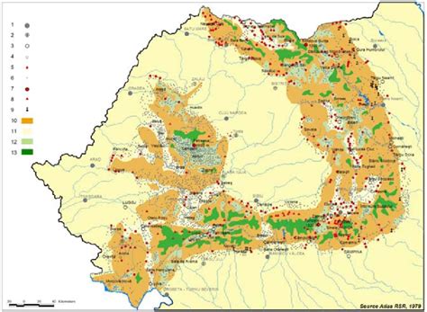 Settlements In The Romanian Carpathian Mountains Download Scientific