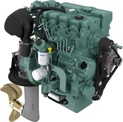 Volvo Penta Saildrive Engine Range D2 50130s 60150s Or 75150s Hp