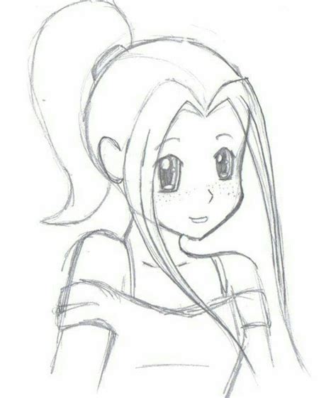 Cute Simple Easy Drawings Anime Goimages Connect