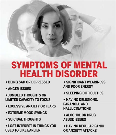 Signs Of Some Mental Health Disorders