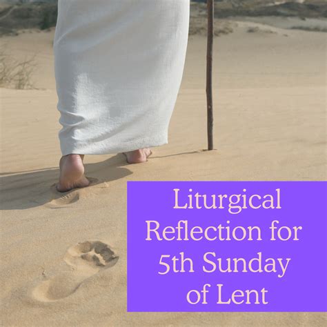 Liturgical Reflection For 5th Sunday Of Lent Year B Church Of Saint