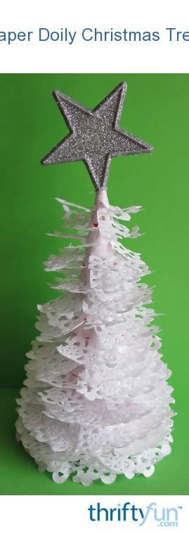 Paper Doily Christmas Tree Thriftyfun