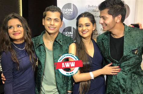 Siddharth And Abhishek Nigams Rumoured Girlfriends Avneet Kaur And Vaishnavi Rao Twinning Is