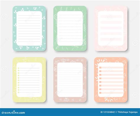 Diary Stickers Daily Planner Note Paper Labels Organizer Schedule