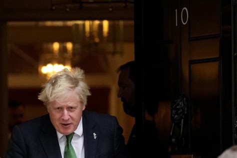 Partygate Pictures Emerge Showing British Pm Boris Johnson Drinking At Downing Street During