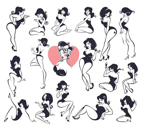 Pin Up Girl Illustrations Royalty Free Vector Graphics And Clip Art Istock