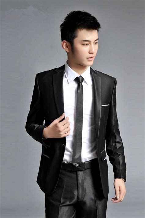 2015 New Men Korean Slim Suits Business Casual Professional Dress And