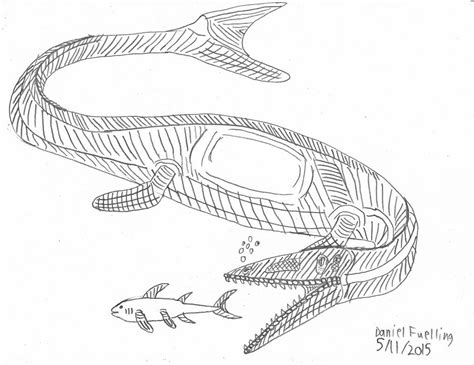 Tylosaurus Paleo Art By Profdanb On Deviantart