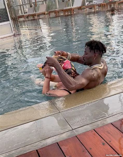 Free Antonio Brown Nude Ass And Dick In A Pool Scandal Man Leak