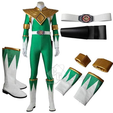 Mighty Morphin Power Rangers Green Ranger Zentail Jumpsuit Bodysuit