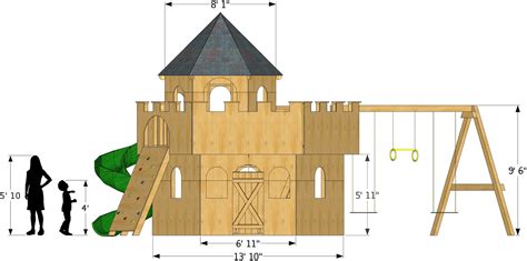 Browse our castle house plans. Whimsical Castle Plan | Castle plans, Castle playhouse plans, Play houses