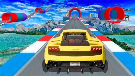 Juegos De Carros Mega Ramp Car Stunt Carreras Sorprendentes De