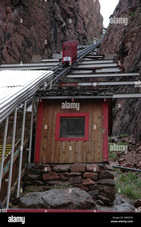 P31 136 Royal Gorge Incline Railway Stock Photo Alamy