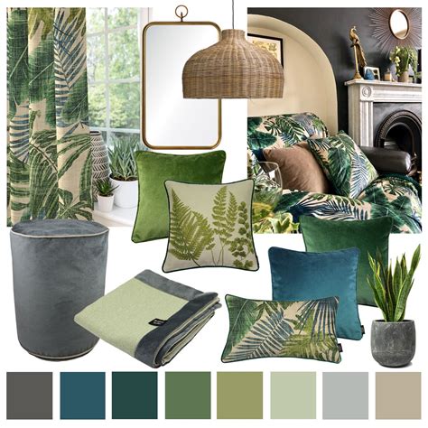 Invite The Outdoors In With Botanical Inspired Decor Blue And Green